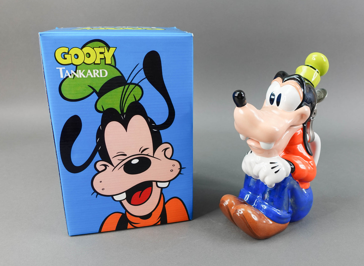 Goofy Disney Character Tankard Series Ceramic Stein Made In Brazil New In Box
