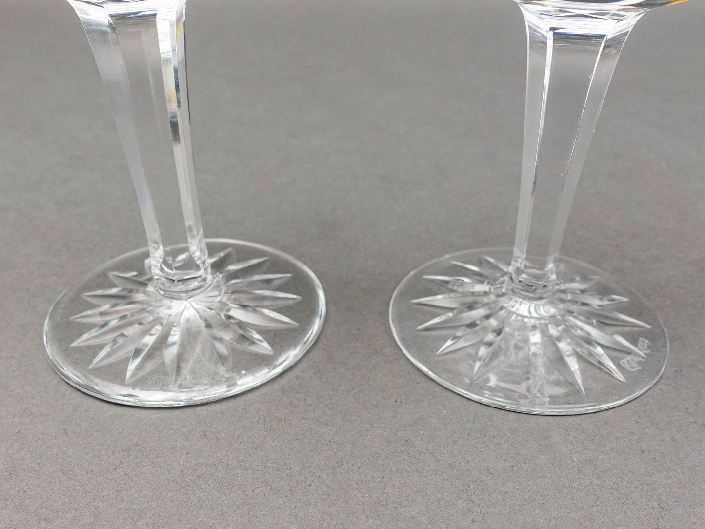 Waterford Crystal Lismore 5 7/8" Claret Wine Glasses Set Of 4