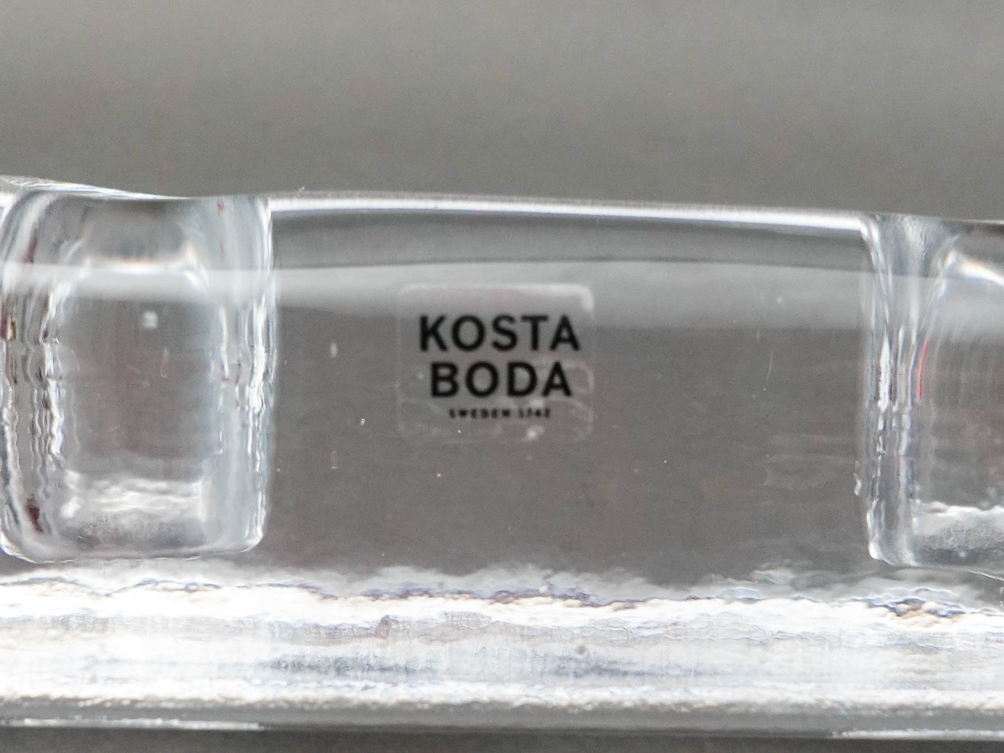 Kosta Boda Sweden Bertil Vallien Signed Julbock Goat Candlestick Candle Holder