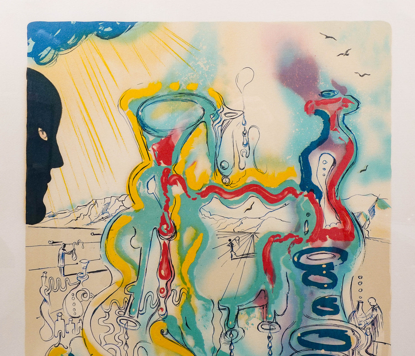 Salvador Dali (Spanish, 1904-1989) Signed Les Mystere de l'Alchimiste Lithograph
