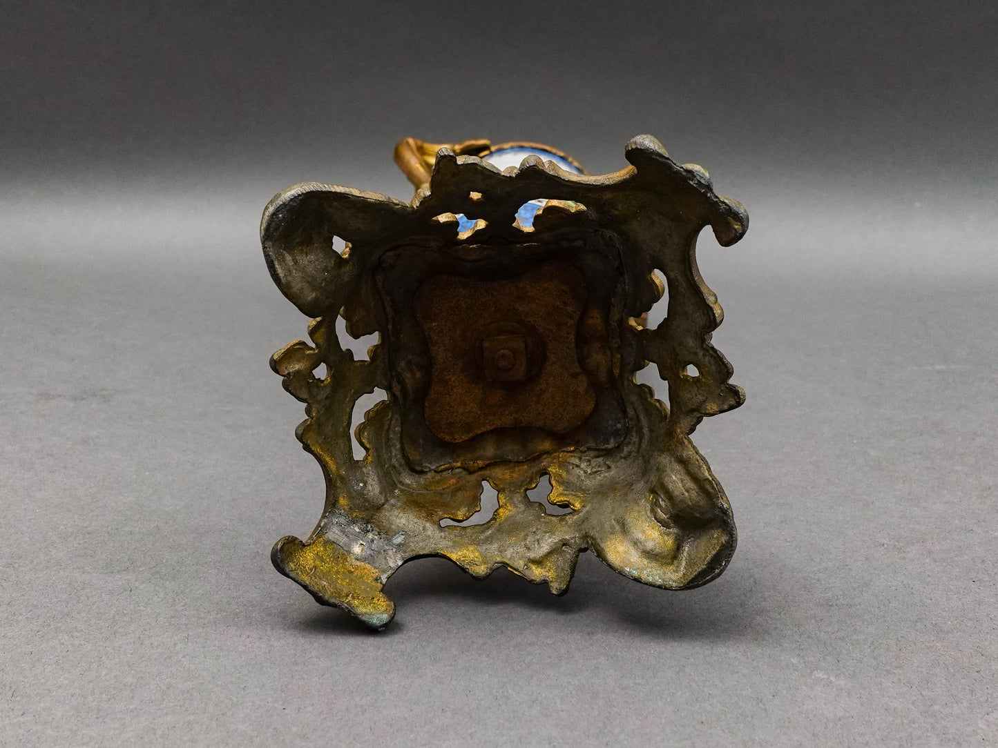 Sevres Style Antique French Hand Painted Porcelain Bronze Ormolu Mounts Urn Vase