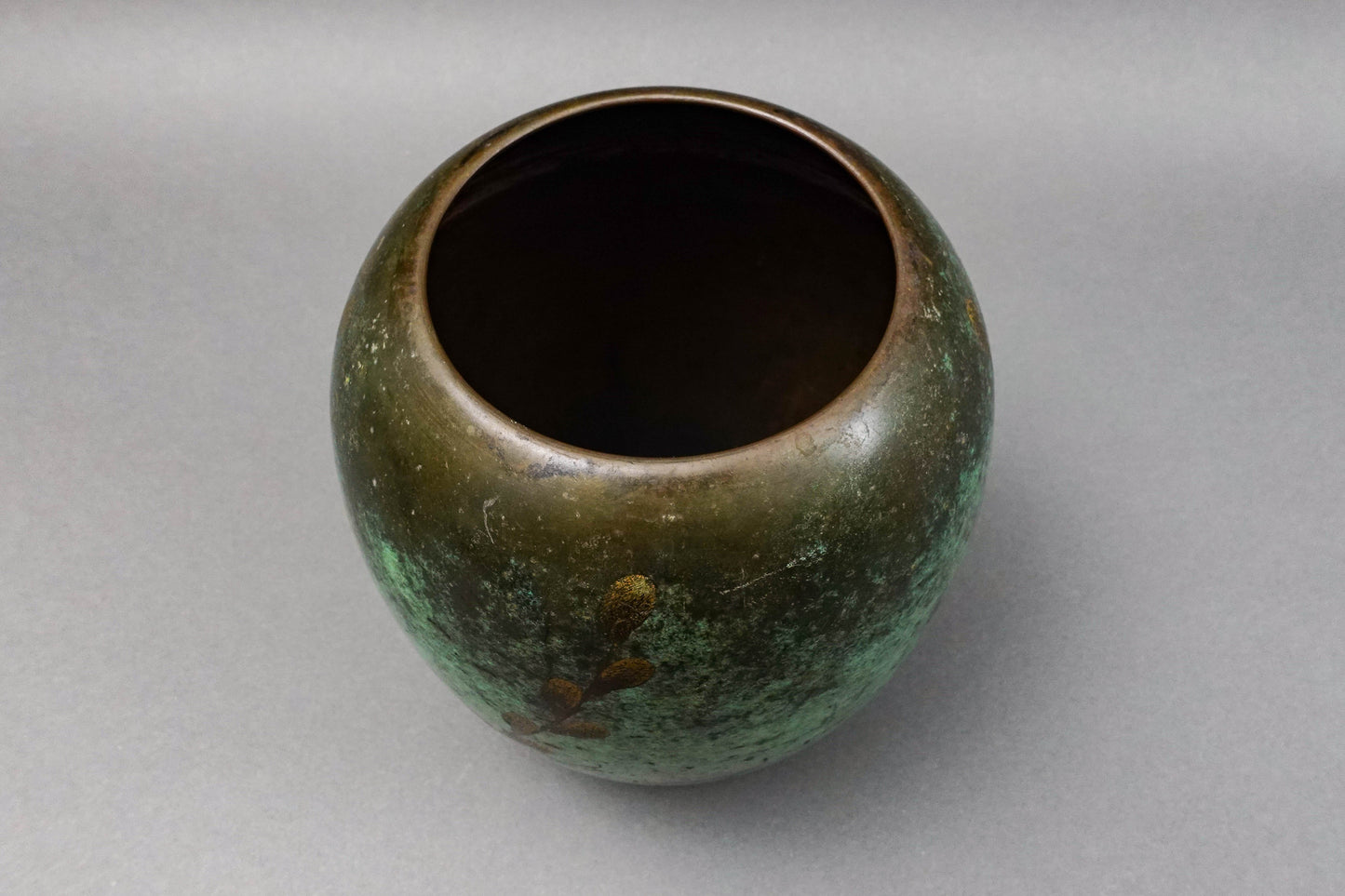 WMF Ikora Germany Paul Haustein Art Deco Patinated Bronze Willow Branch Vase