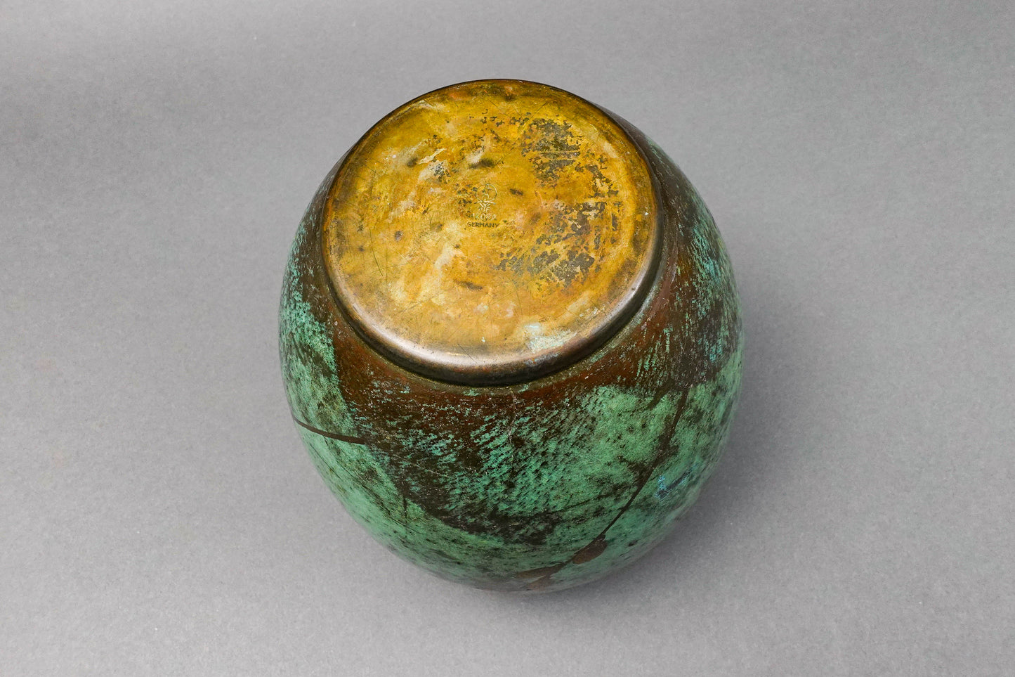 WMF Ikora Germany Paul Haustein Art Deco Patinated Bronze Willow Branch Vase