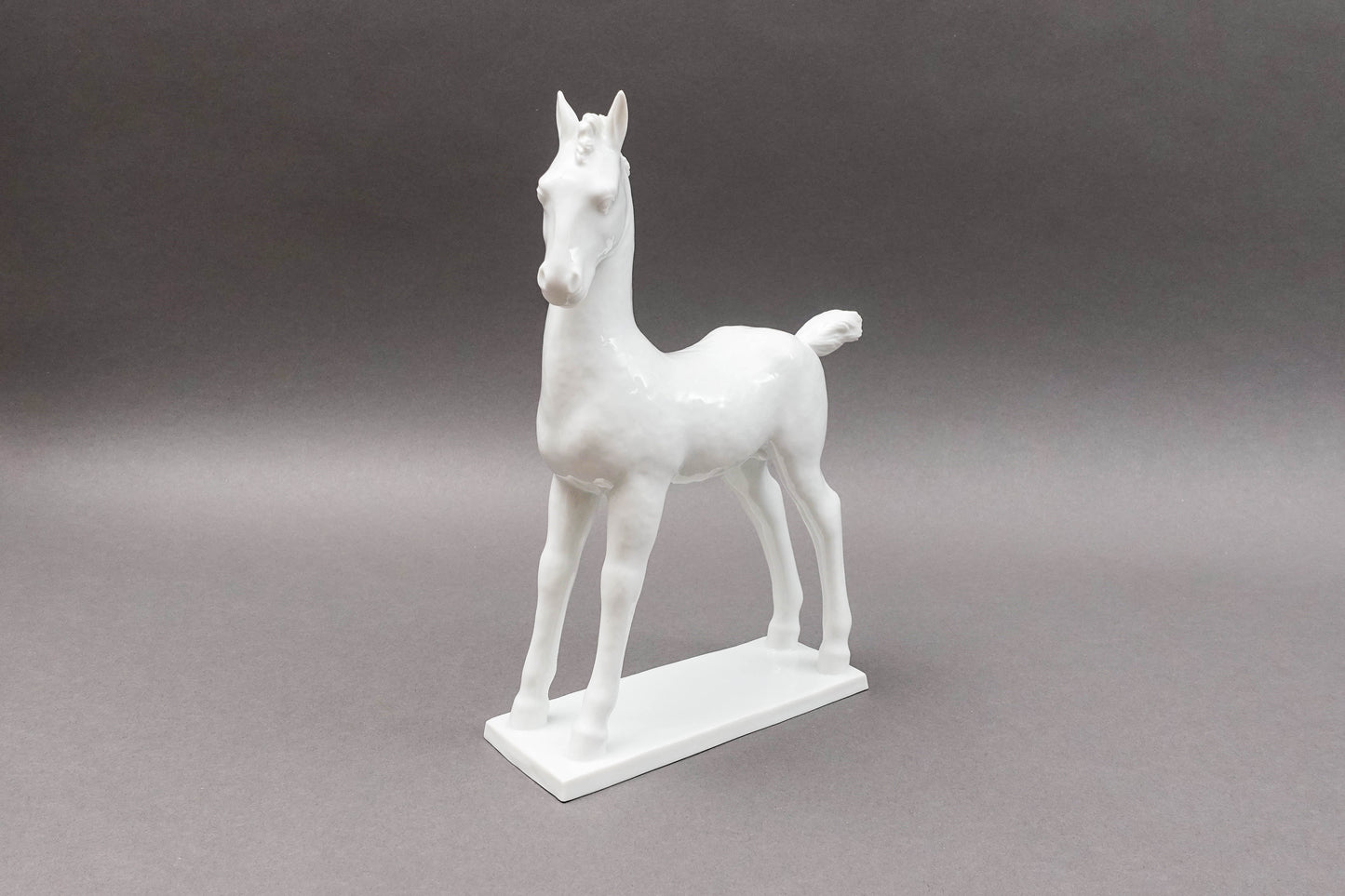Vienna Augarten Wien Michael Powolny Porcelain Horse Pony Figurine Sculpture