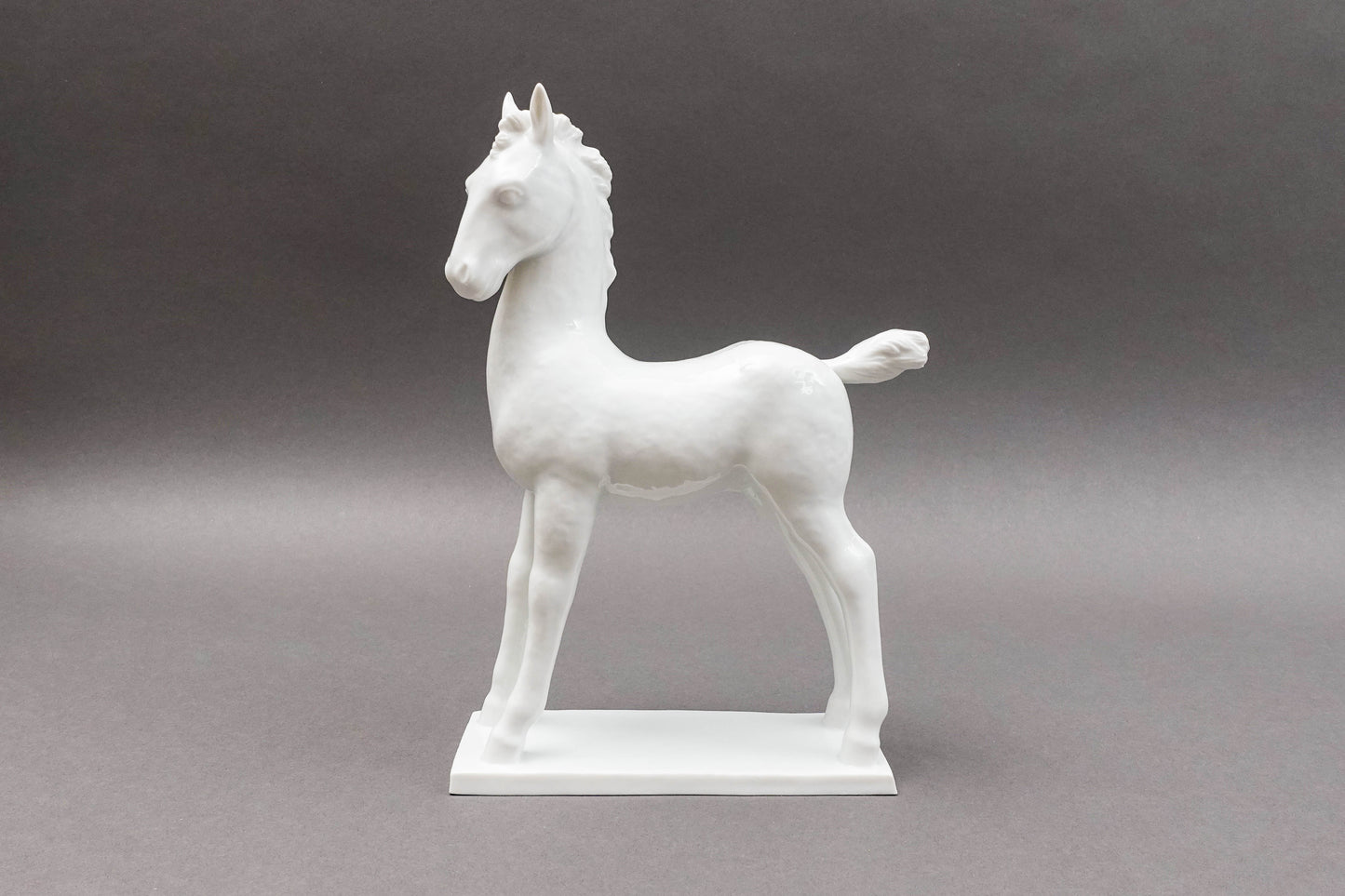 Vienna Augarten Wien Michael Powolny Porcelain Horse Pony Figurine Sculpture