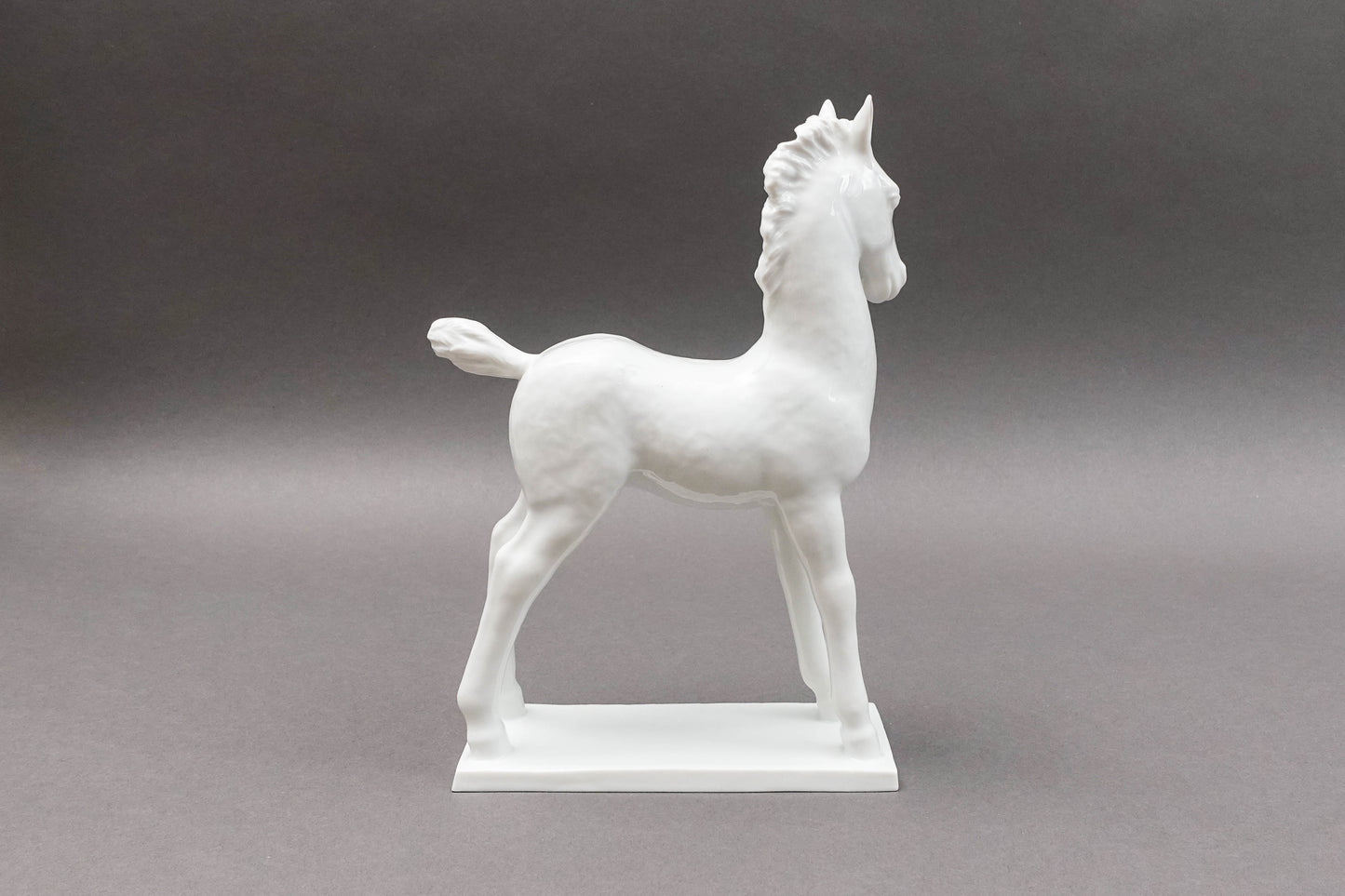 Vienna Augarten Wien Michael Powolny Porcelain Horse Pony Figurine Sculpture