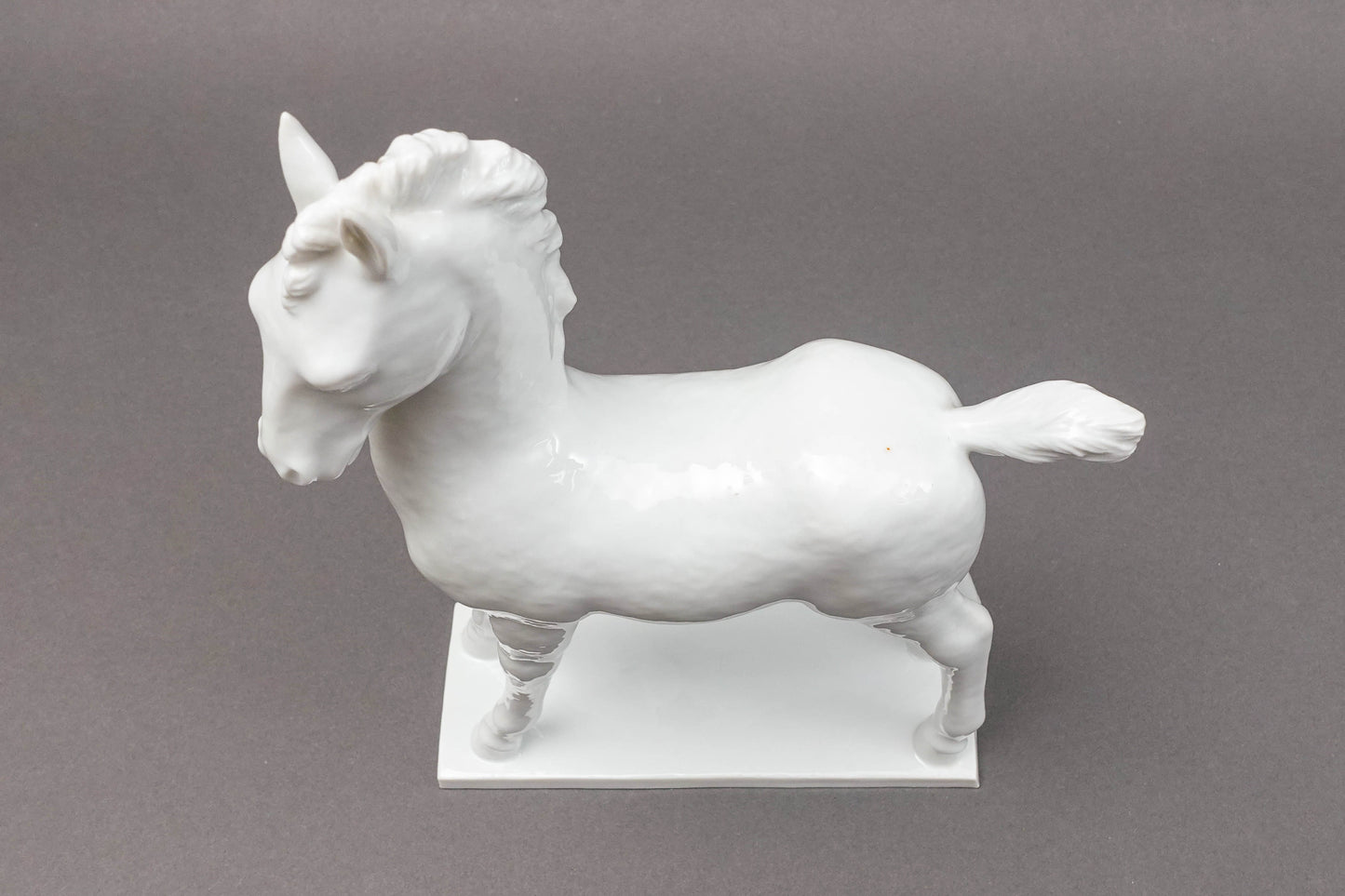 Vienna Augarten Wien Michael Powolny Porcelain Horse Pony Figurine Sculpture