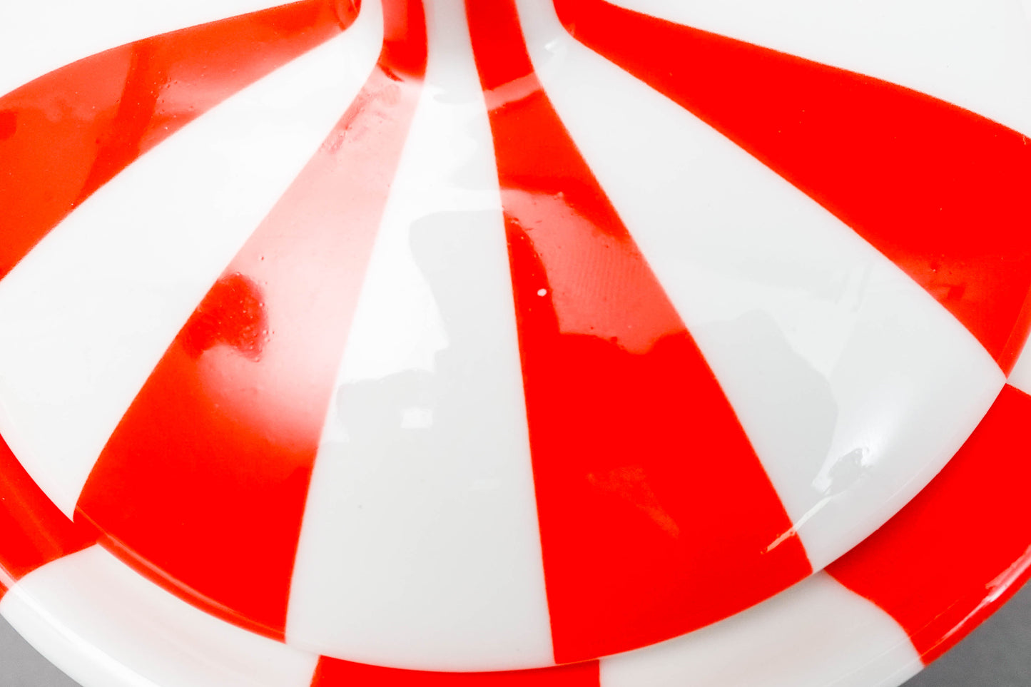 Jonathan Adler Vice Collection Love Red White Striped Ceramic Canister Jar