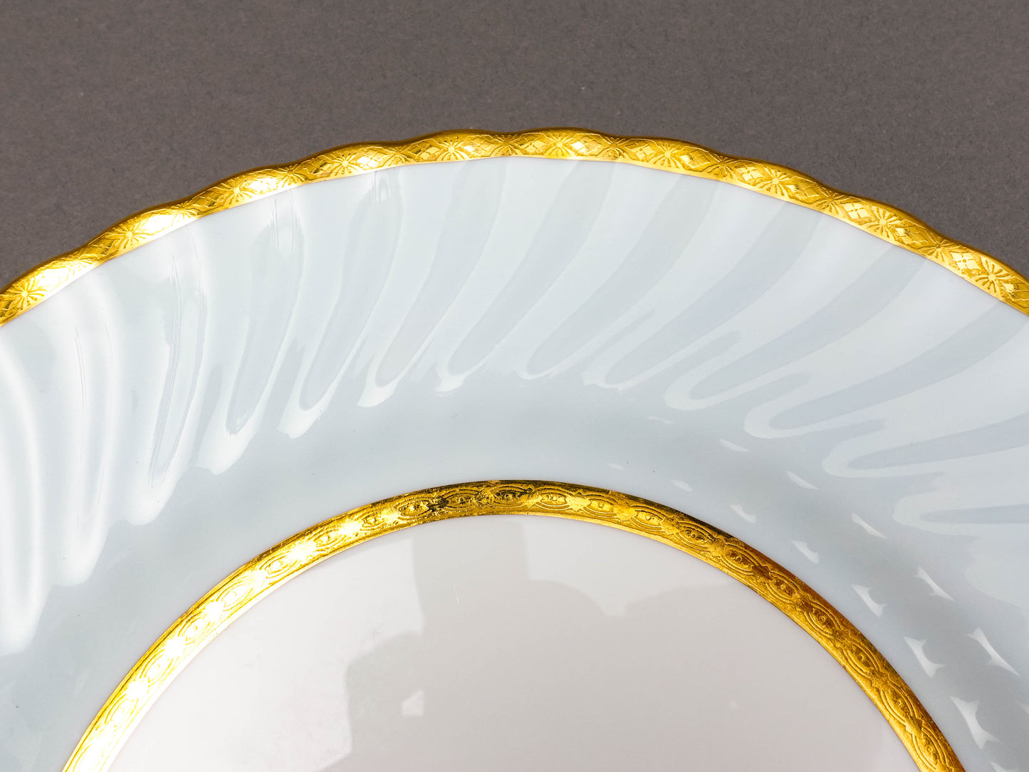 Minton England H5200 Gold Encrusted Light Blue Embassy Dinner Plate Set Of 6