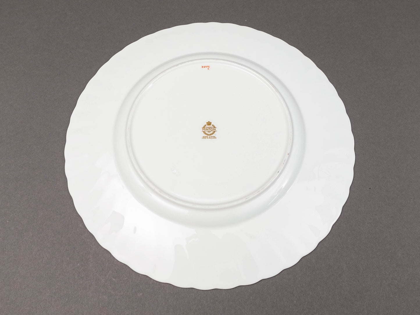 Minton England H5200 Gold Encrusted Light Blue Embassy Dinner Plate Set Of 6
