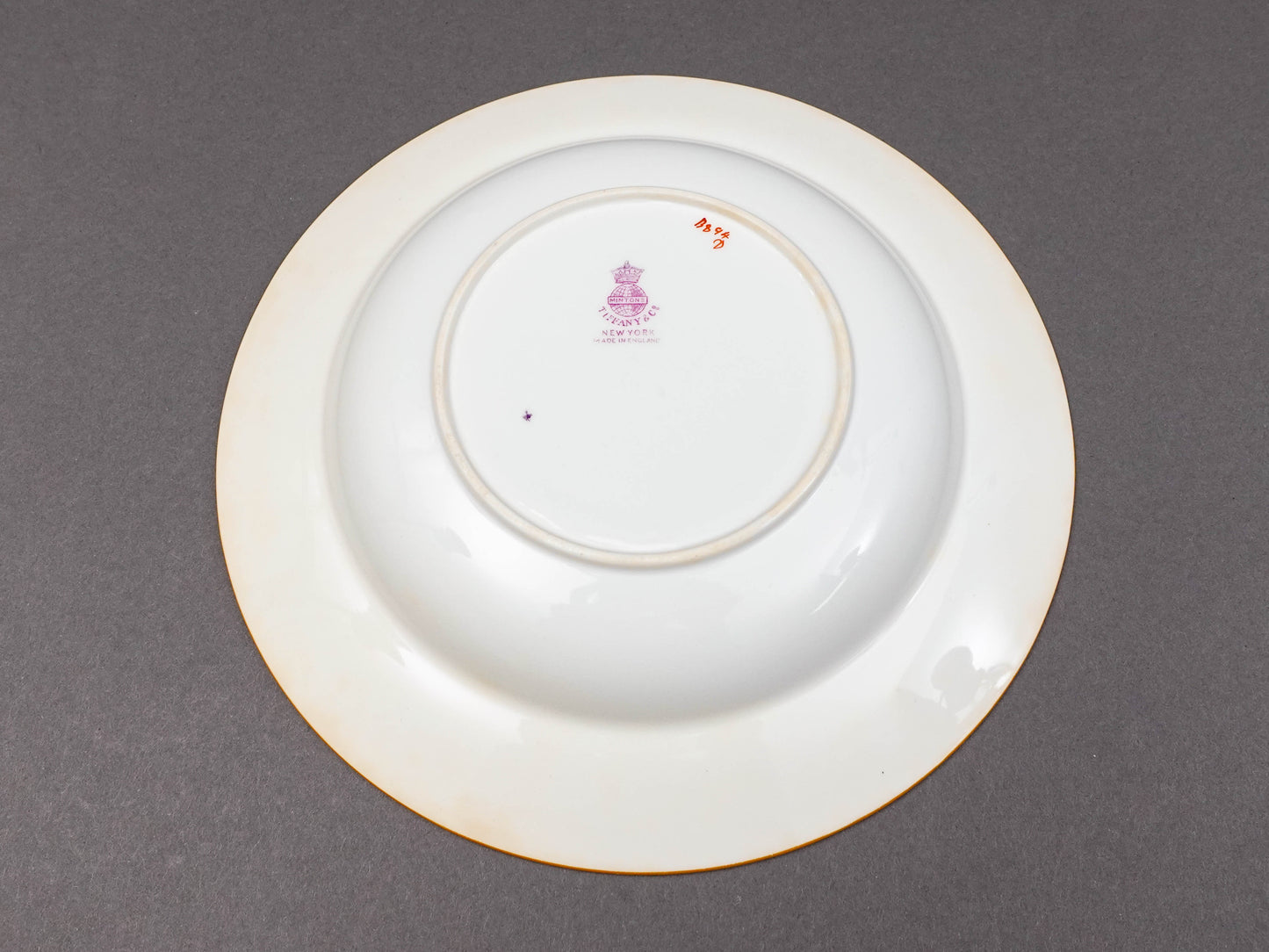 Minton England For Tiffany & Co. B894 Floral Bird Rimmed Soup Bowl Set Of 7