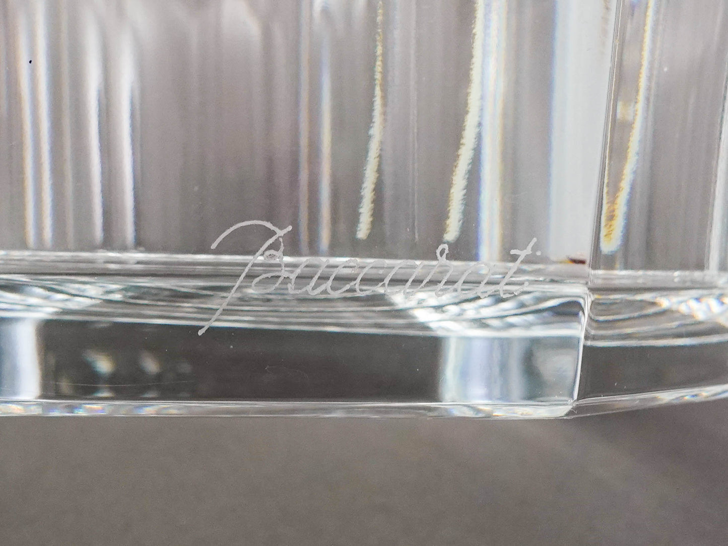 Baccarat Crystal France Tiffany & Co. Harcourt Champagne Ice Bucket 9" (Read)