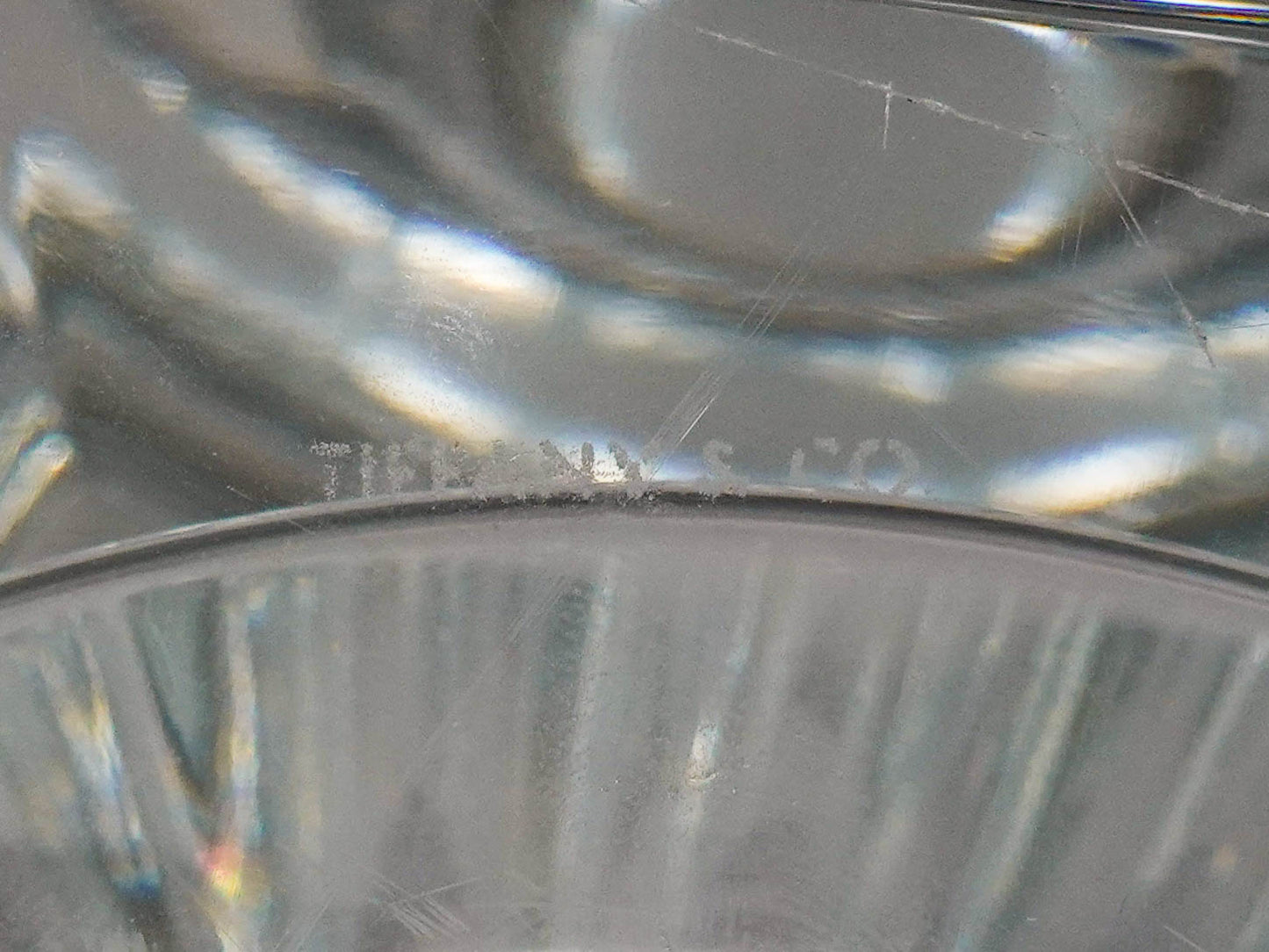 Baccarat Crystal France Tiffany & Co. Harcourt Champagne Ice Bucket 9" (Read)