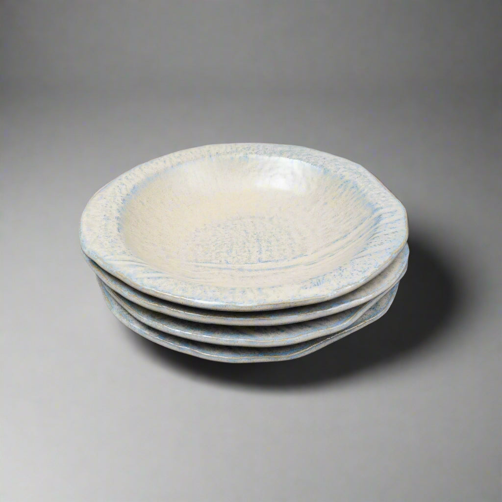 Wabisabi Collection By Muirfield B-4 Mashiko Japan 9 5/8" Rimmed Soup Bowl