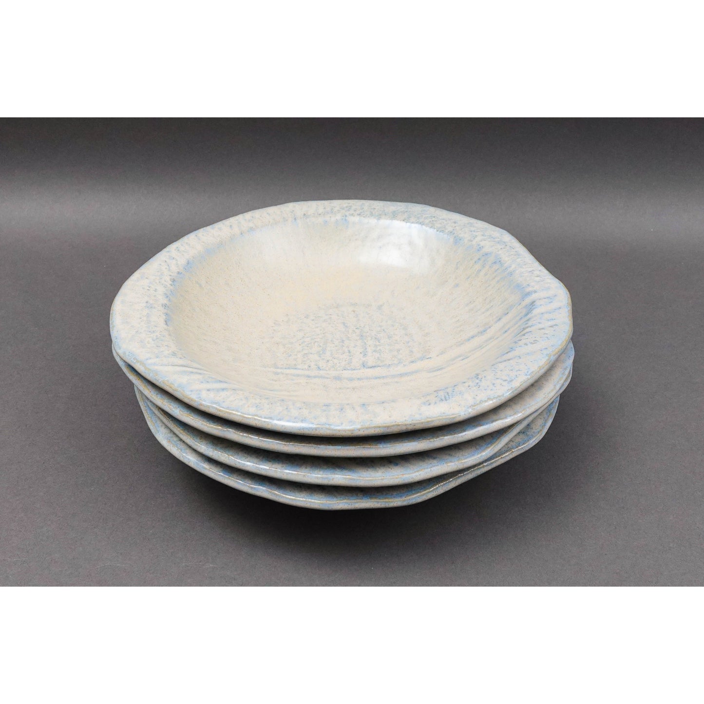 Wabisabi Collection By Muirfield B-4 Mashiko Japan 9 5/8" Rimmed Soup Bowl