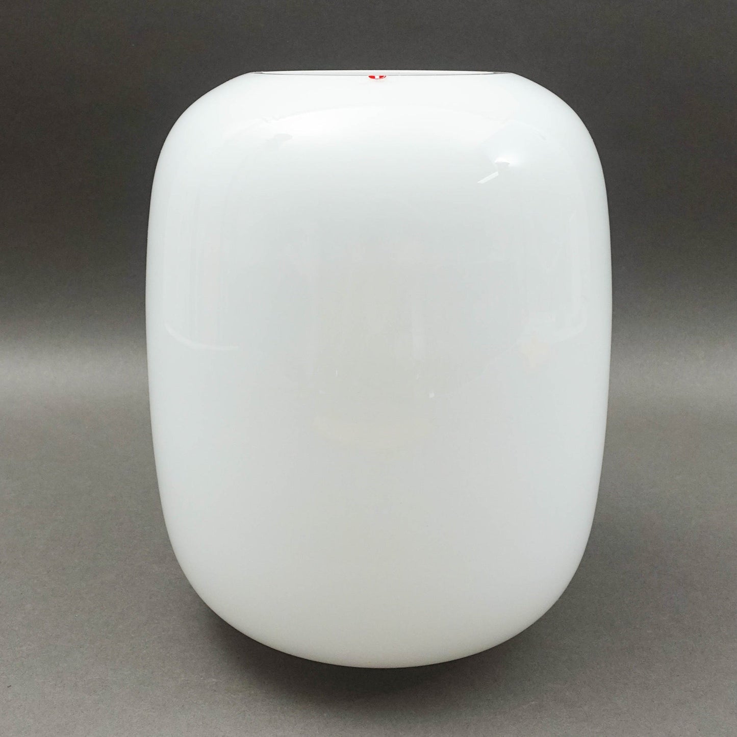 Iittala Finland Timo Sarpaneva Signed MCM Jurmo White Art Glass Vase (Read)