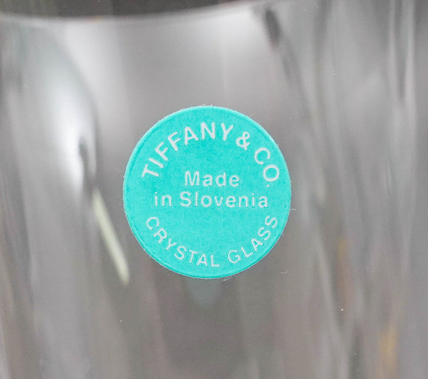 Tiffany & Co Signed Turtle Hare Rabbit Fluted Champagne Crystal Glass Set Of 2