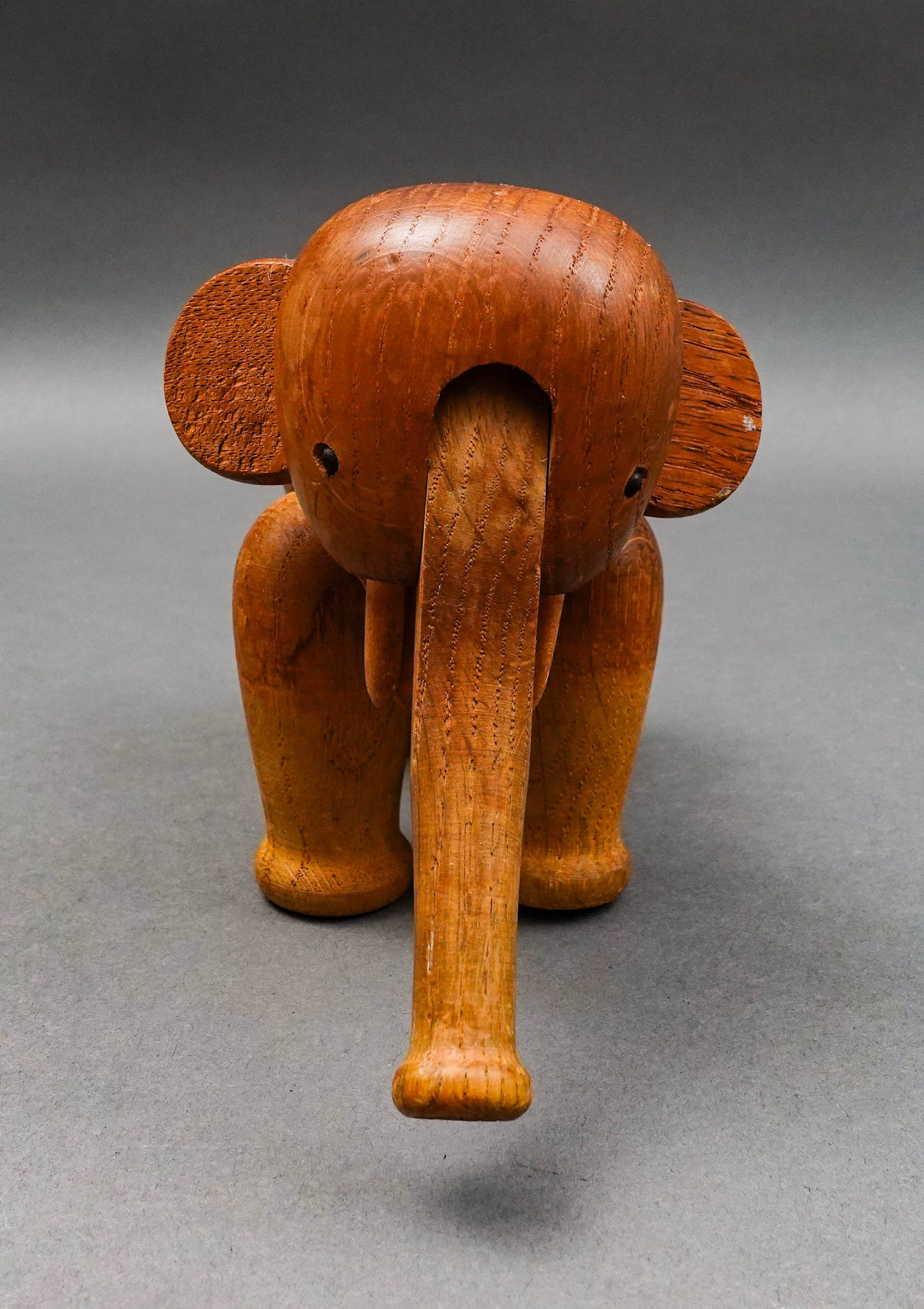 Kay Bojesen Denmark Vintage Mid Century Articulated Wood Teak Elephant Figurine