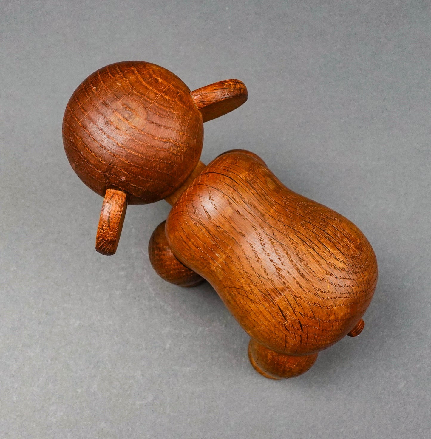 Kay Bojesen Denmark Vintage Mid Century Articulated Wood Teak Elephant Figurine