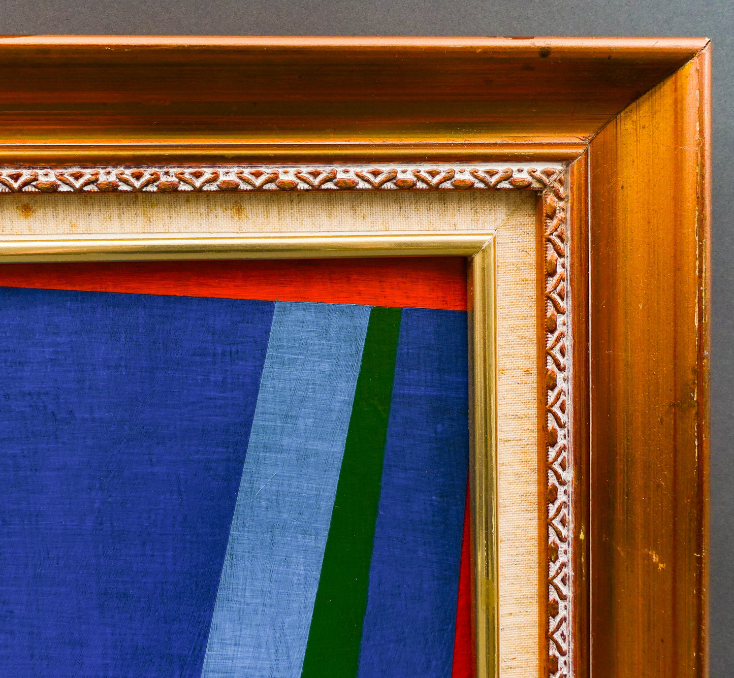 Saliba Douaihy (Lebanese, 1915-1994) Signed Abstract Oil On Canvas Painting