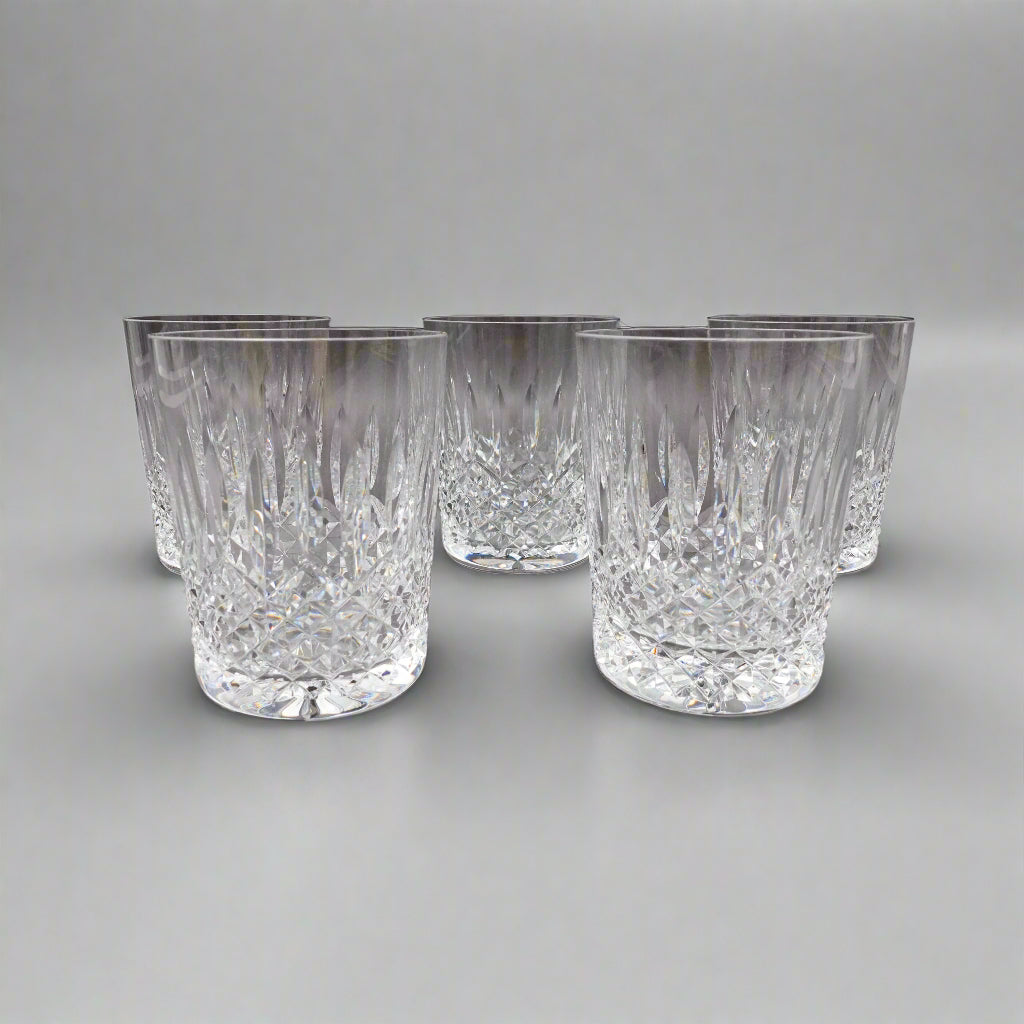 Waterford Crystal Ballybay Double Old Fashioned Tumbler Glasses Set Of 5