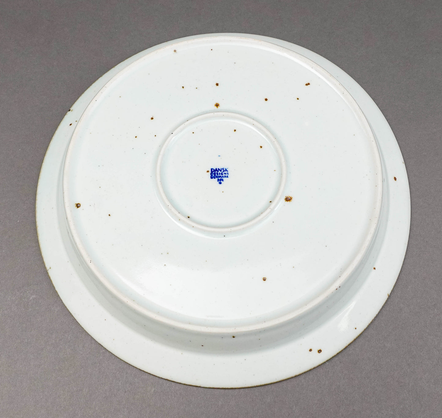 Dansk Denmark Niels Refsgaard Brown Mist 13" Deep Round Bowl Platter Pie Dish