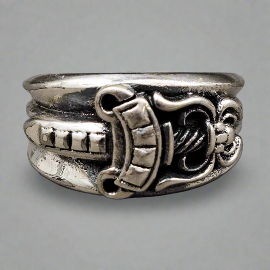 Chrome Hearts 1992 Vintage 925 Sterling Silver Dagger Ring Size 11