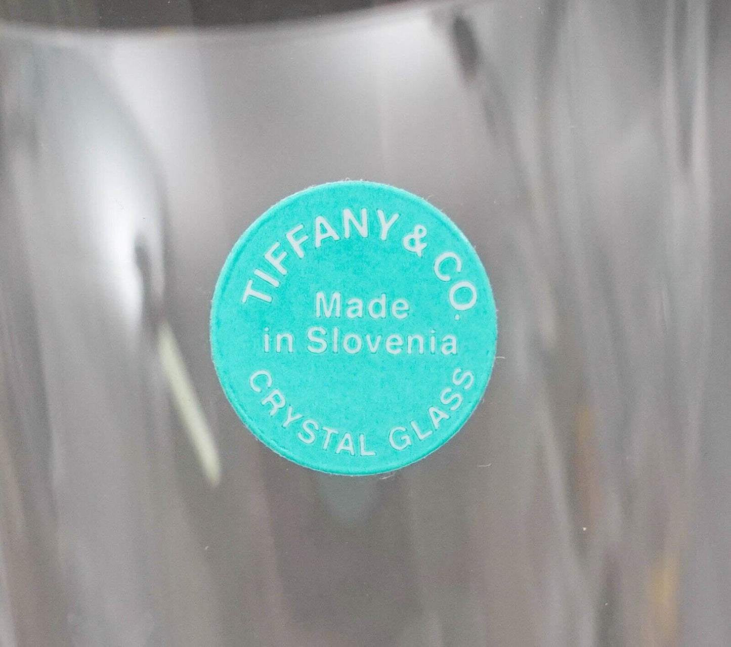 Tiffany & Co Signed Turtle Hare Rabbit Fluted Champagne Crystal Glass Set Of 2