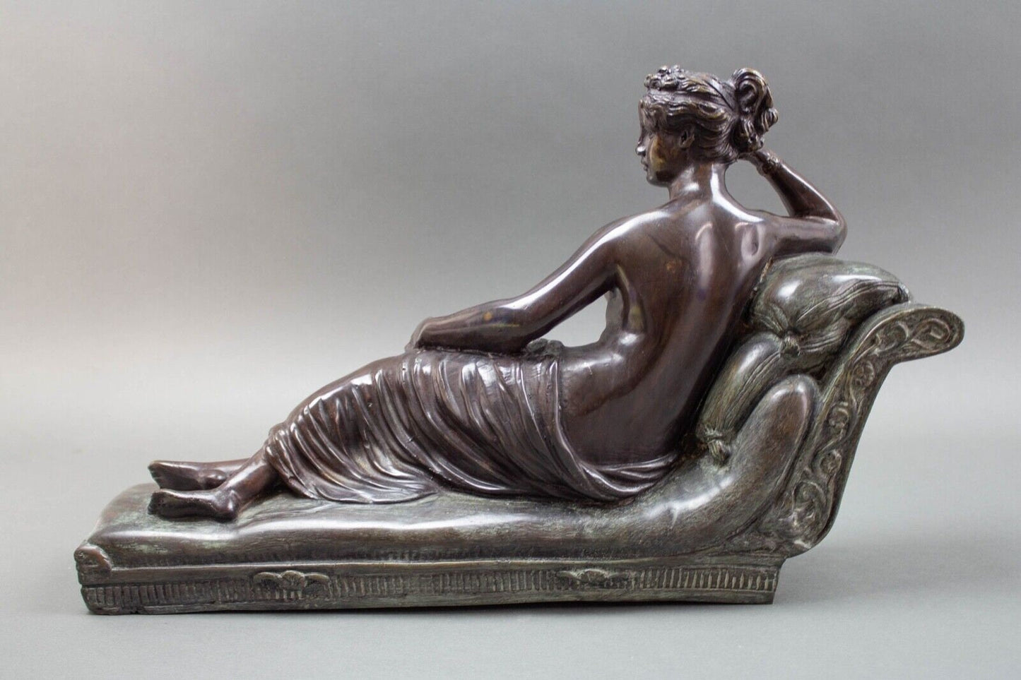 Maitland Smith Pauline Bonaparte As Venus Victrix After Canova Bronze Sculpture