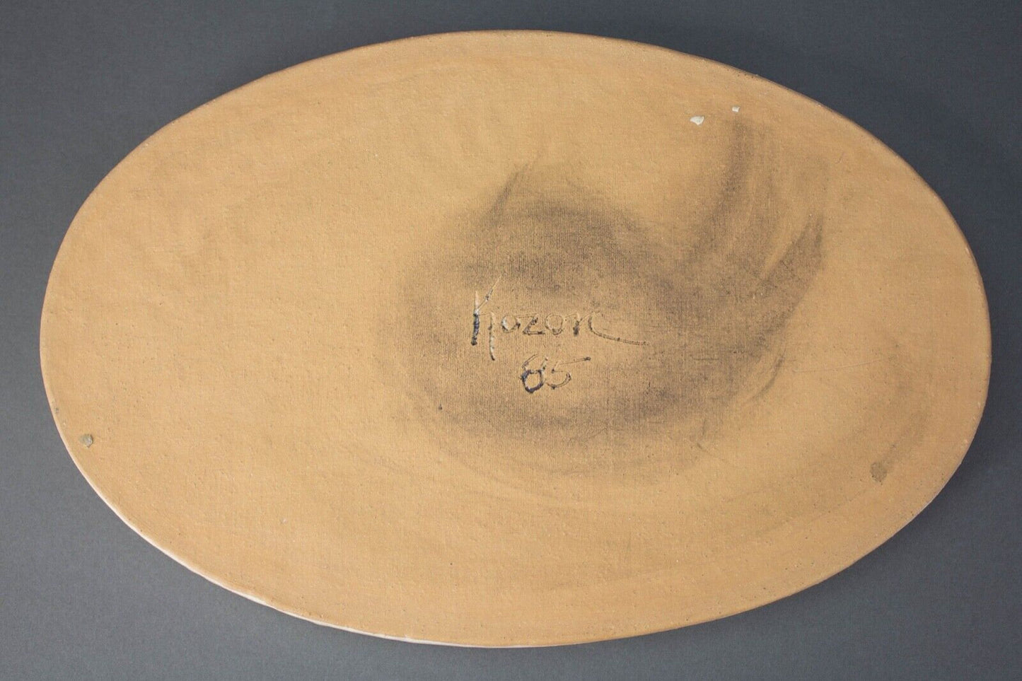 Jana Kozon Kausalik 1985 Glazed Art Pottery Stoneware Wine Serving Set Vintage