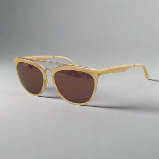 Smoke & Mirrors Volunteers SM101-12-2 Beige Sunglasses 56[]18 140 Made In France
