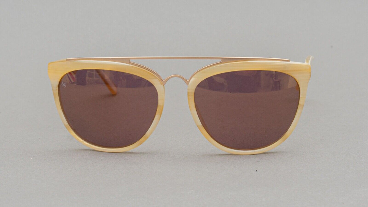 Smoke & Mirrors Volunteers SM101-12-2 Beige Sunglasses 56[]18 140 Made In France