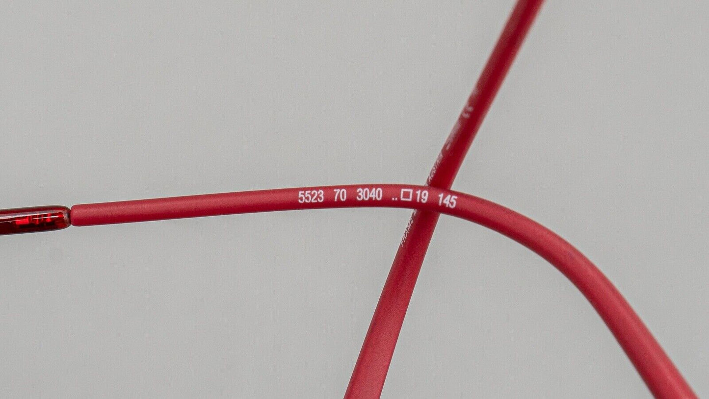Silhouette 5523 70 3040 Red Titanium Rimless Eyeglasses Frames []19 145 Austria