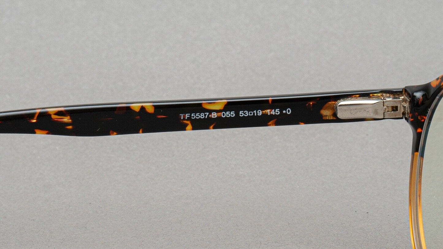 Tom Ford TF5587-B 055 Tortoise Eyeglasses Frames 53[]19 145 Made In Italy