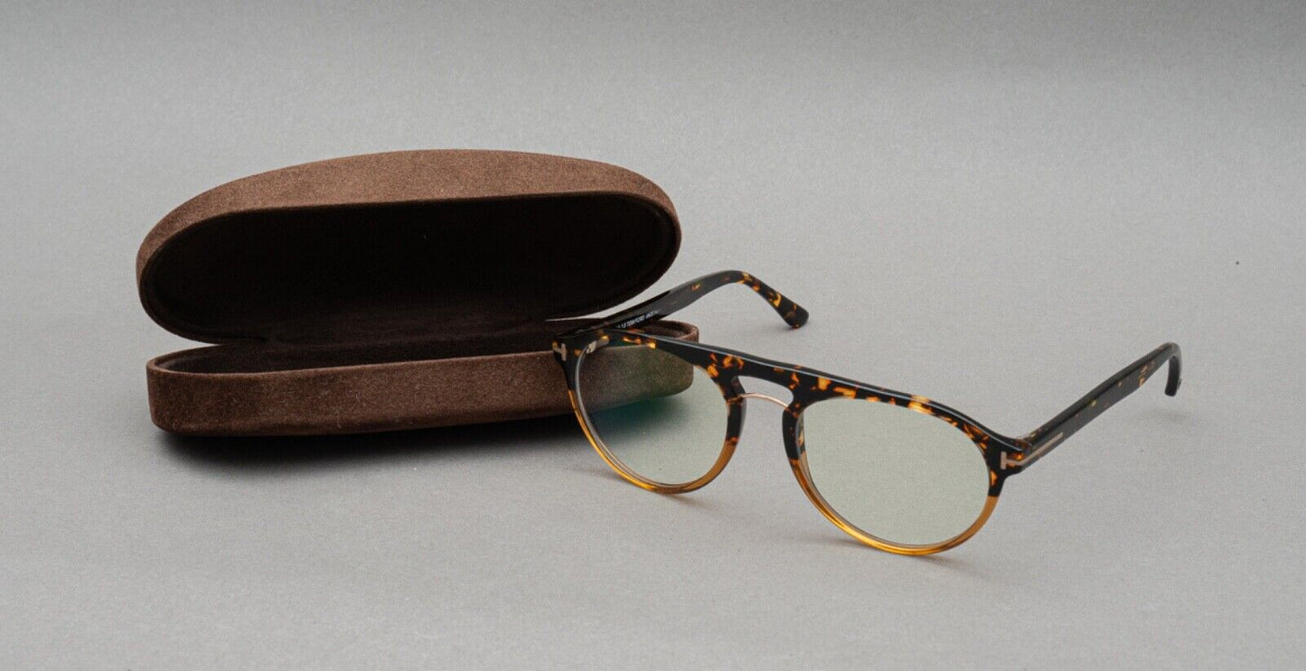 Tom Ford TF5587-B 055 Tortoise Eyeglasses Frames 53[]19 145 Made In Italy