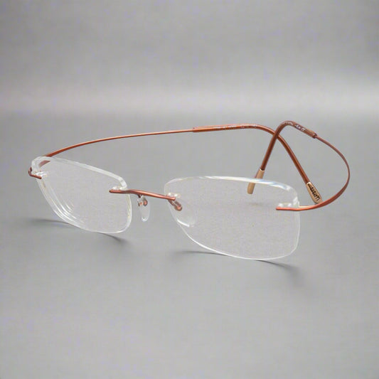 Silhouette 7799 40 6069 Brown Titan Eyeglasses Frames []19 140 Made In Austria