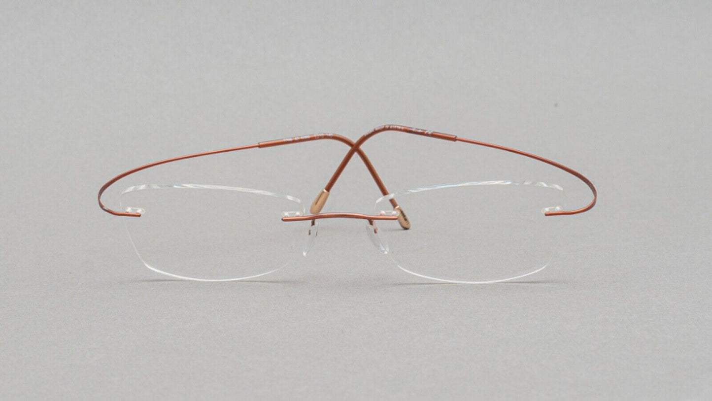 Silhouette 7799 40 6069 Brown Titan Eyeglasses Frames []19 140 Made In Austria