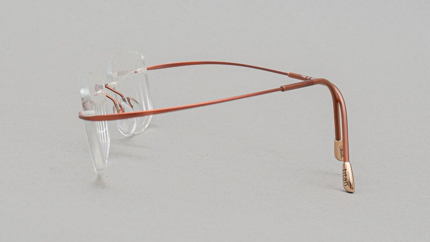 Silhouette 7799 40 6069 Brown Titan Eyeglasses Frames []19 140 Made In Austria