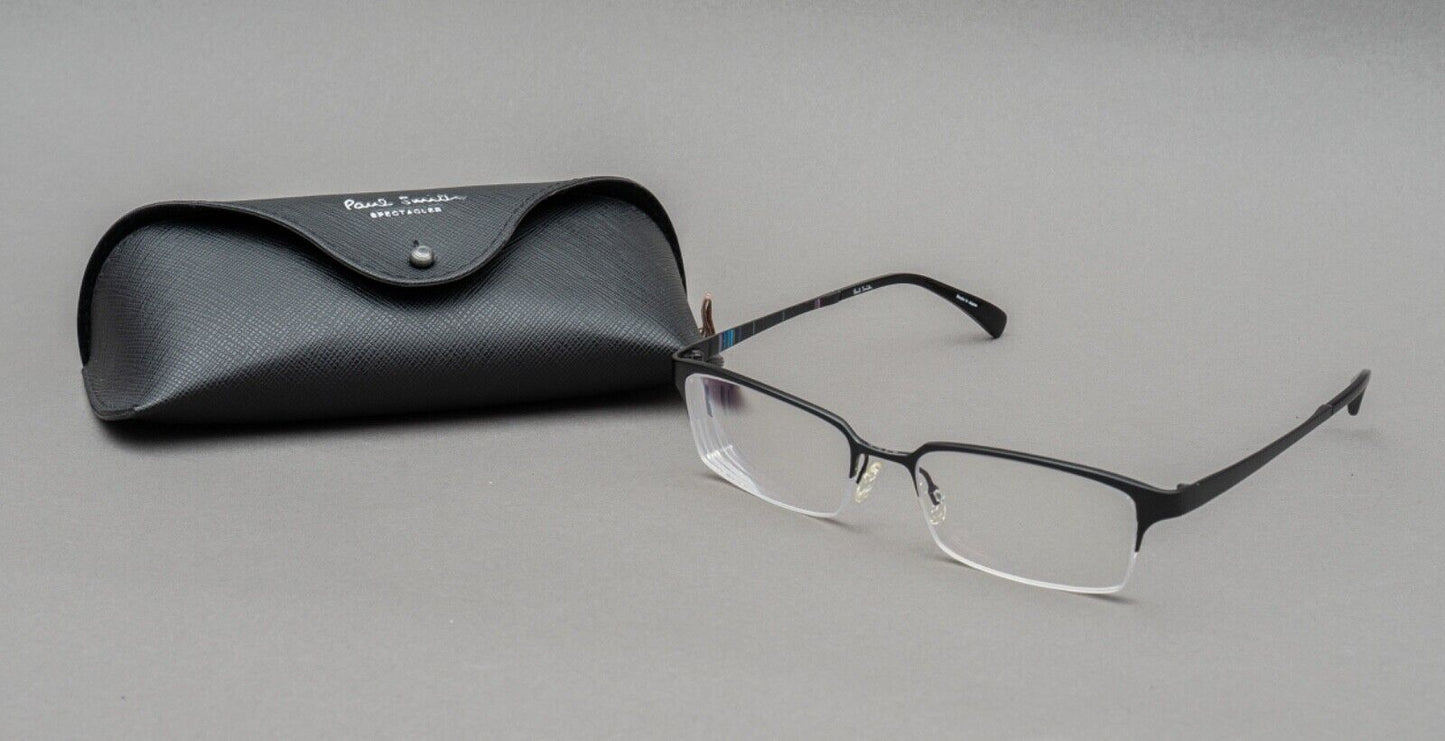 Paul Smith PS-1017 OX Black Titanium Eyeglasses Frames 51[]18 140 Made In Japan