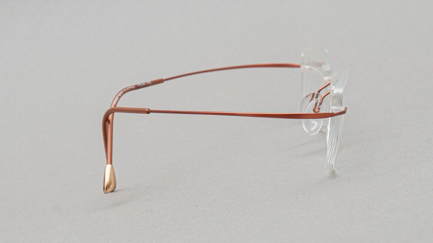 Silhouette 7799 40 6069 Brown Titan Eyeglasses Frames []19 140 Made In Austria