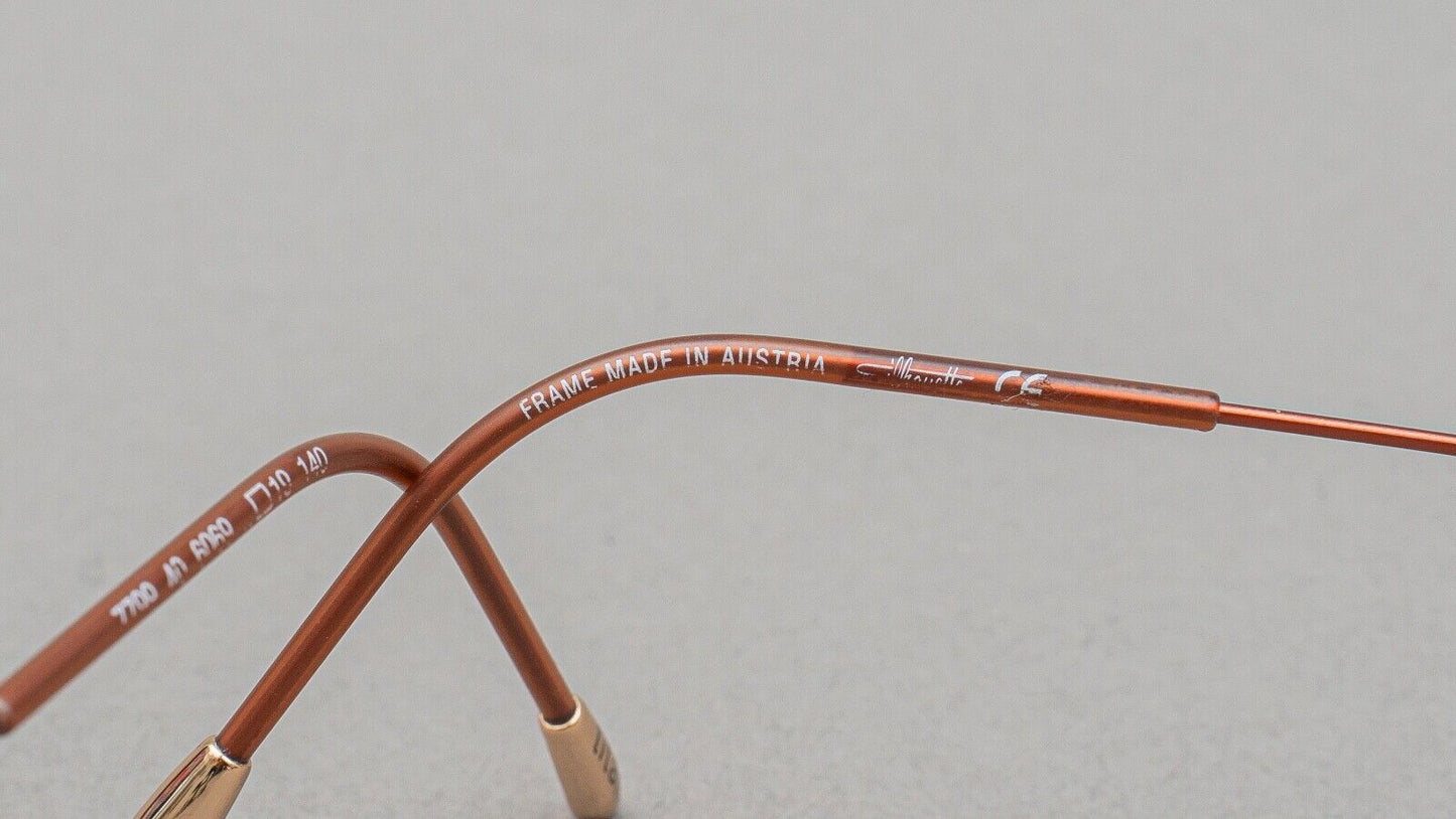 Silhouette 7799 40 6069 Brown Titan Eyeglasses Frames []19 140 Made In Austria