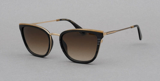 Etnia Barcelona Madeleine 1BKGD Black Gold Sunglasses 53[]19 142 Made In Spain