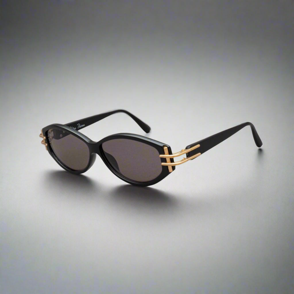 Paloma Picasso 3811 90 Black Gold Sunglasses 58[]10 130 Made In Slovenia