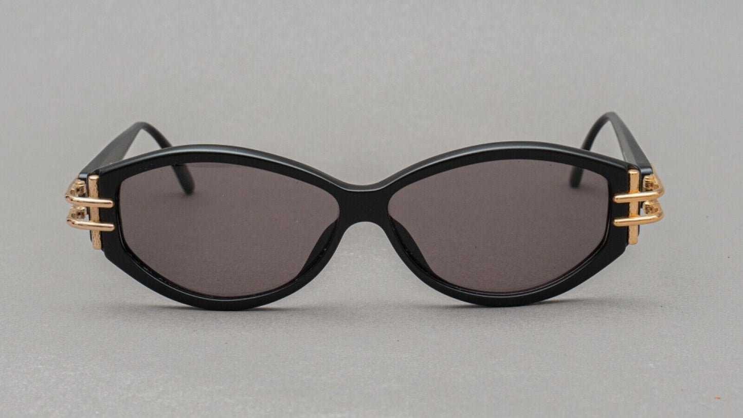Paloma Picasso 3811 90 Black Gold Sunglasses 58[]10 130 Made In Slovenia