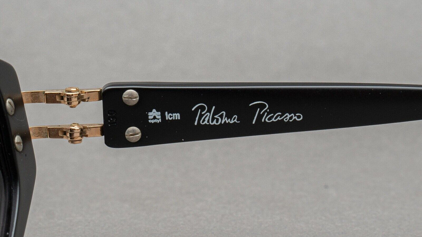 Paloma Picasso 3811 90 Black Gold Sunglasses 58[]10 130 Made In Slovenia