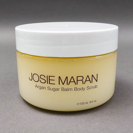 Josie Maran Argan Sugar Balm Body Scrub Limoncello 18 oz / 532 ml New