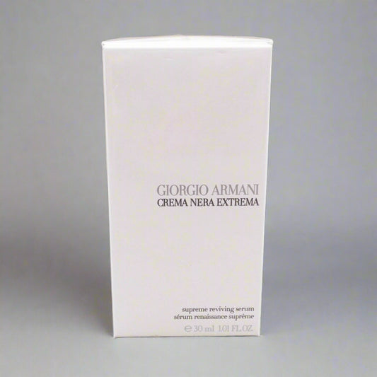 Giorgio Armani Crema Nera Extrema Supreme Reviving Serum 1.01 oz / 30 ml Sealed