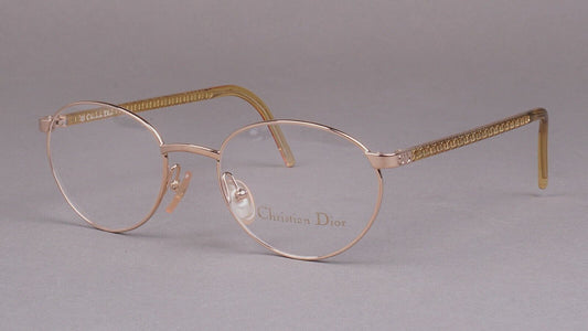 Christian Dior CD 2997 40A Gold Tone CD Logo Eyeglasses Frames 51[]19 Austria