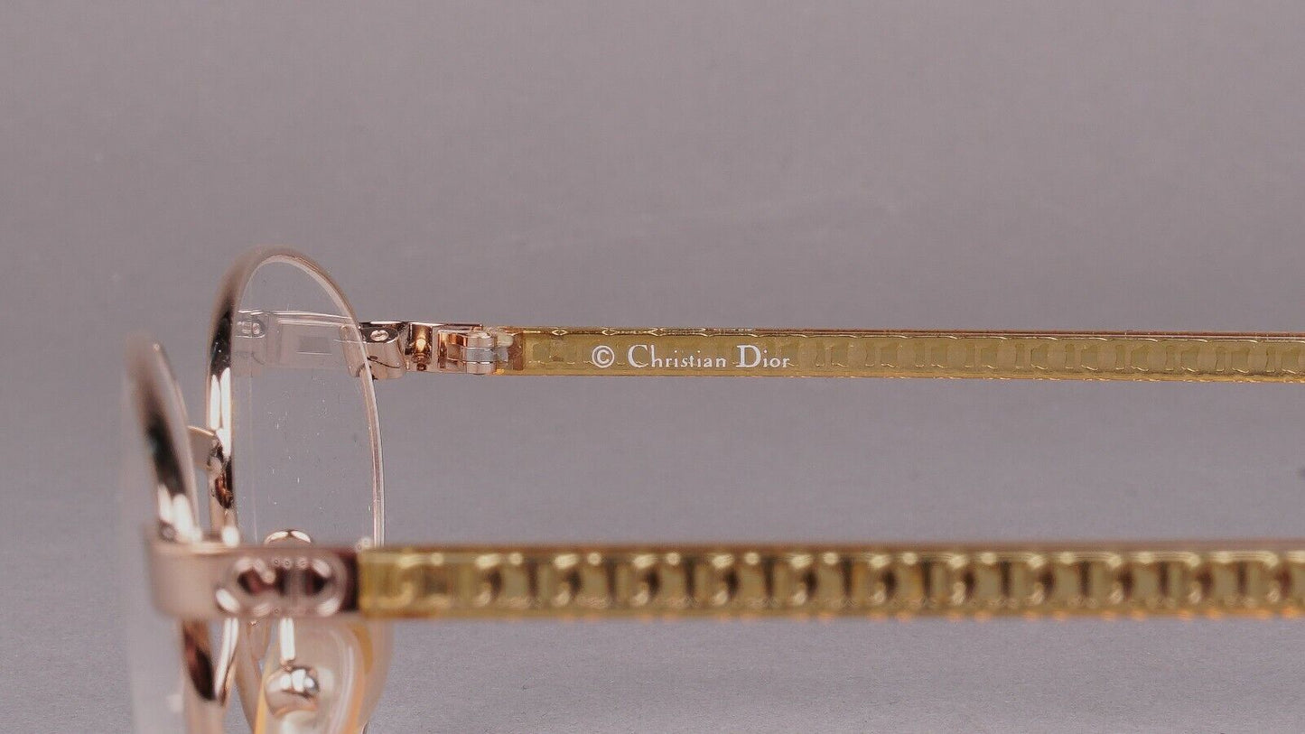 Christian Dior CD 2997 40A Gold Tone CD Logo Eyeglasses Frames 51[]19 Austria