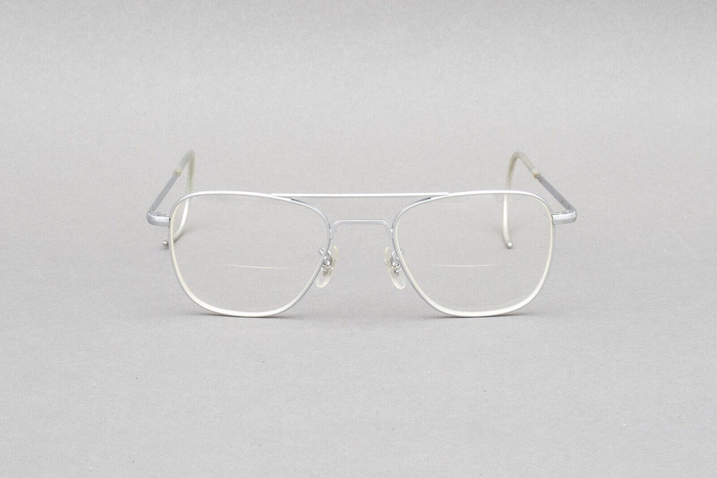 Randolph Engineering 6 1/2 Silver Pilot Sunglasses Made In USA (Frame Only)